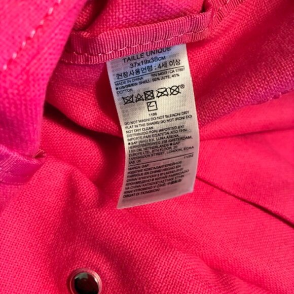 GAP Large Everyday Hot Pink Canvas Bag - NWT - Picture 8 of 8